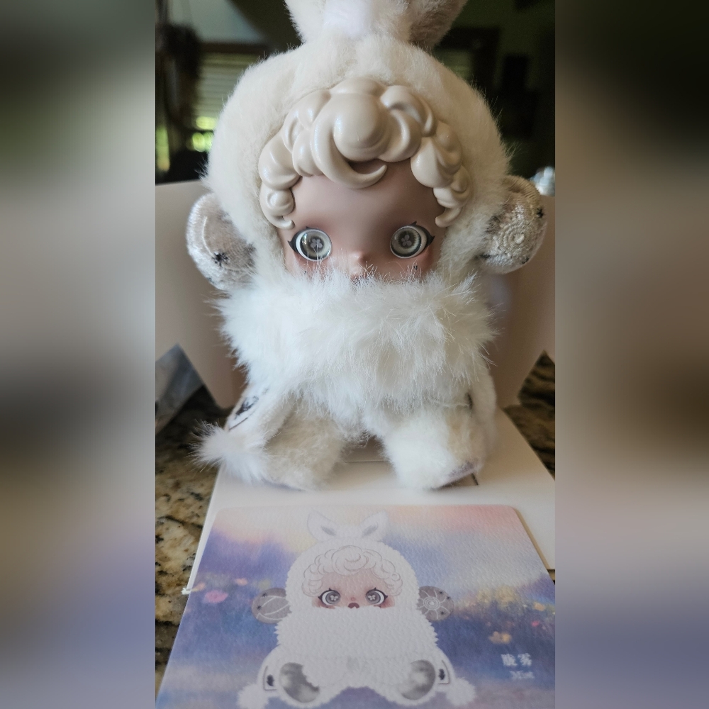 Adorable White Plush Doll